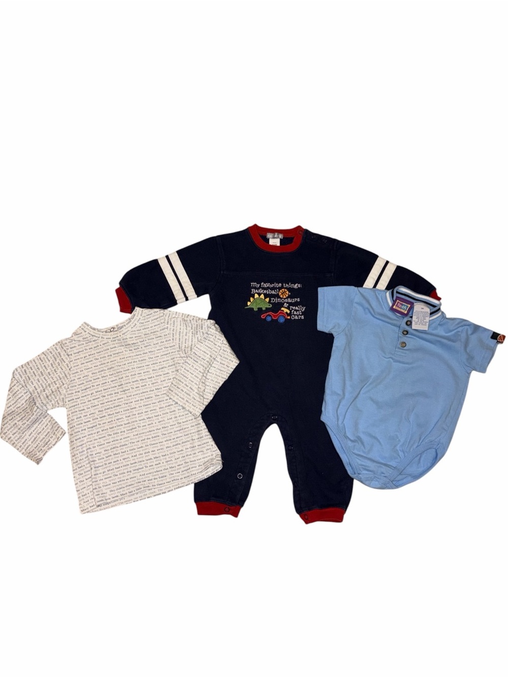 Vintage Y2K Carter’s Winnie the Pooh Baby Boy 3 Piece Bundle 18-24M Sporty Prep